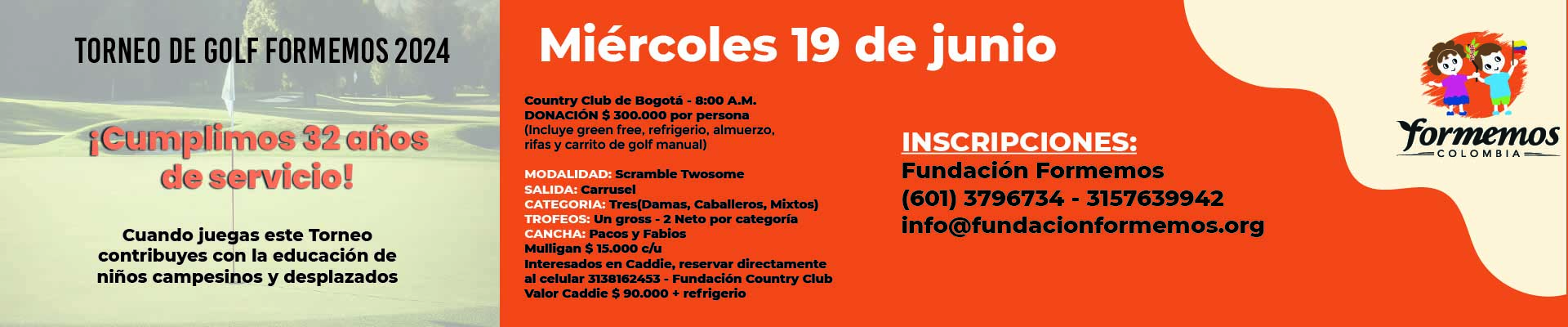 GOLF TOURNAMENT FUNDACIÓN FORMEMOS