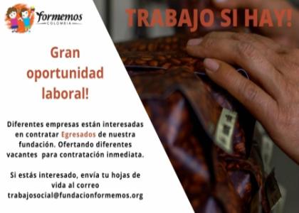 Oportunidad laboral